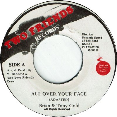 ALL OVER YOUR FACE (VG+)