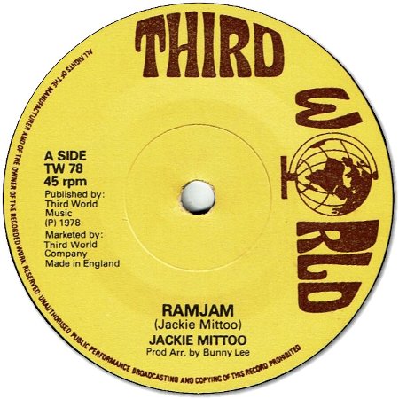 RAMJAM (VG to VG+) / VERSION (VG+)