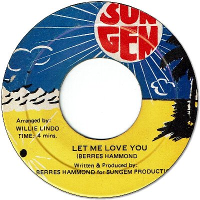 LET ME LOVE YOU (VG+)