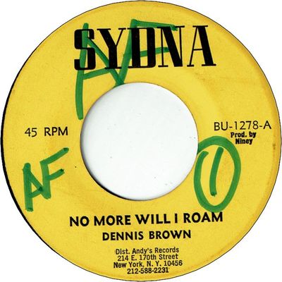 NO MOREW WILL I ROAM (VG+/WOL) / COMING HOME (VG+/WOL)
